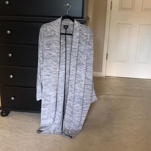 Grey long cardigan
